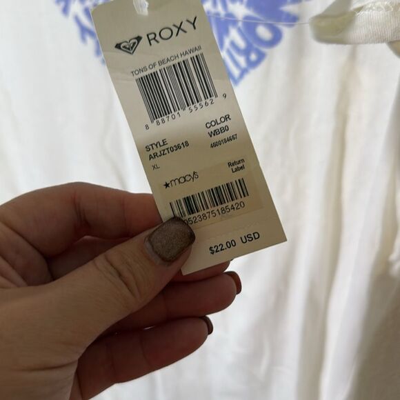 NWT-Roxy- Hawaii graphics t-shirt- Size xl - Picture 3 of 5